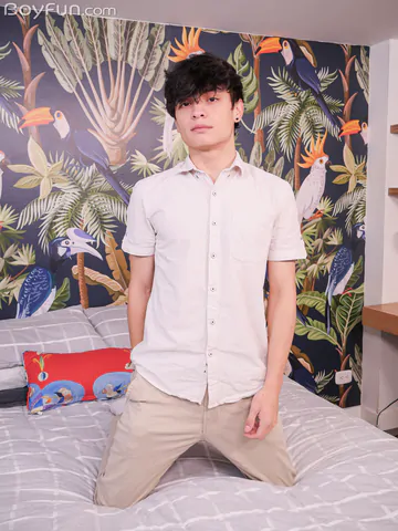 Sexy Latino boy with a big cock