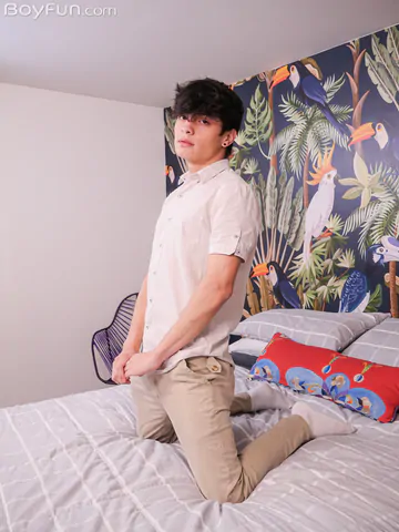 Sexy Latino boy with a big cock