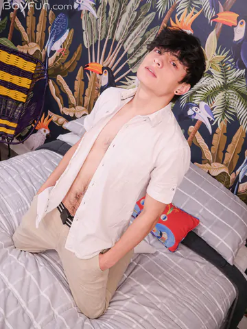 Sexy Latino boy with a big cock