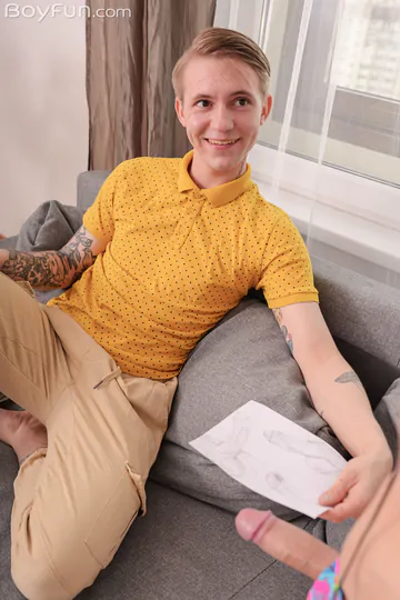 Blonde cutie getting big dick fucked