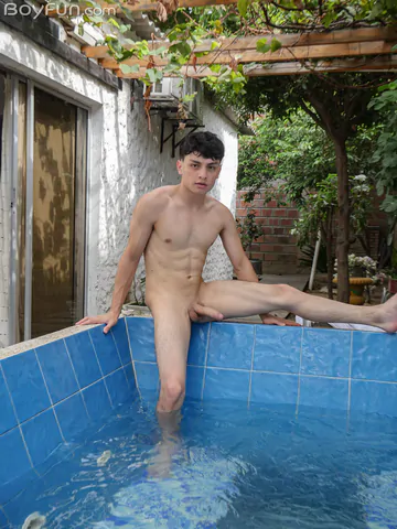 Pool boy with a big cock