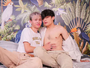 Gay twinks having oral and anal sex