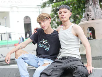 Fat cock boy fucking tight asshole