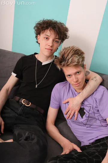 Boys with wild hair fucking