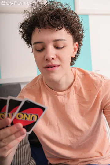 Card playing boys having sex