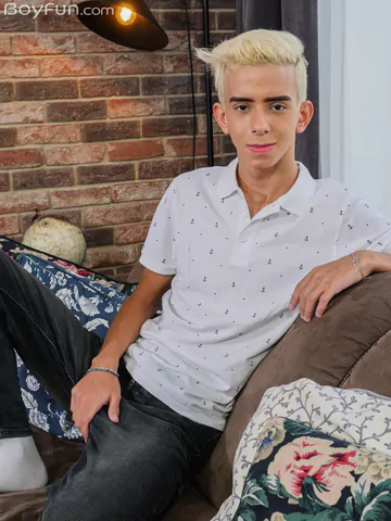 Skinny boy with a big dick