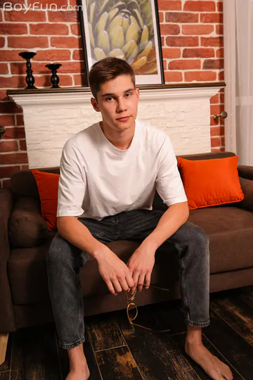 Handsome boy with a nice cock