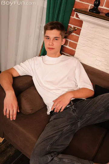 Handsome boy with a nice cock