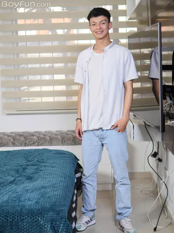 Beautiful Latino with a nice package