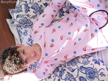 Handsome guy with a small cut cock