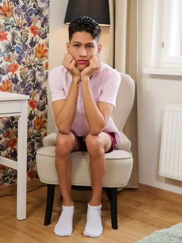 Sexy Latino boy with a nice dick