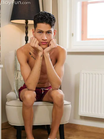 Sexy Latino boy with a nice dick