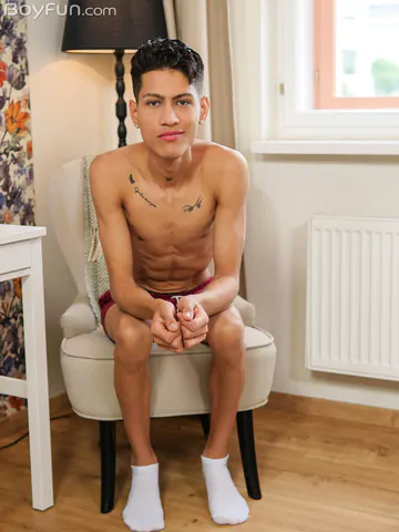 Sexy Latino boy with a nice dick