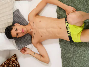 Sexy Latino boy with a nice dick