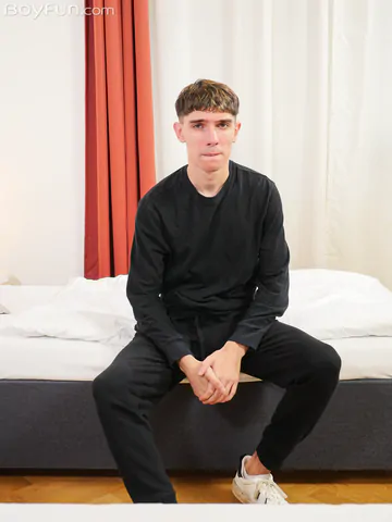 Boy with a big hairy cock