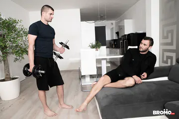 Two manly guys fucking and cumming