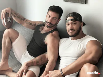 Macho hunks having kinky sex