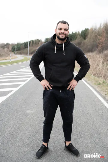 Two dudes in a van fucking