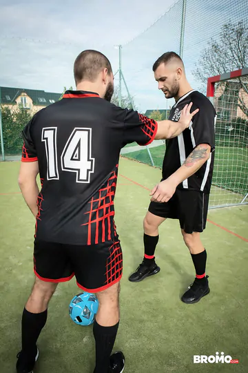 Foot fetish guys in the woods