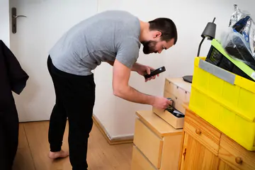 Bearded man getting his butt plowed