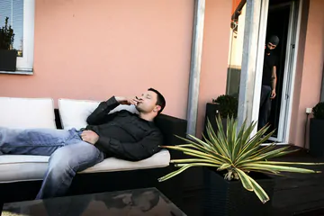 Trashy big cock guy fucking a man