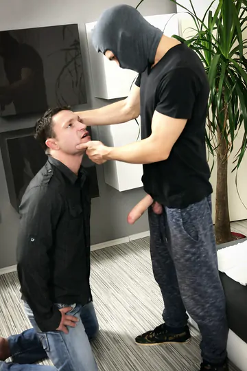 Trashy big cock guy fucking a man