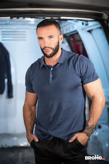 Hunks in the back of a van fucking