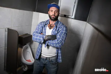 Truckers fucking in a restroom