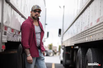 Truckers fucking in a restroom