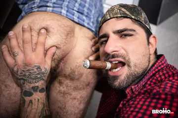 Truckers fucking in a restroom