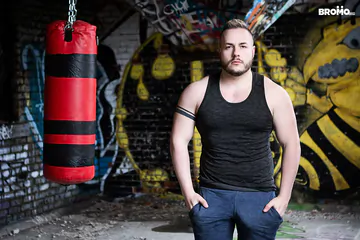 Blonde bear getting boned