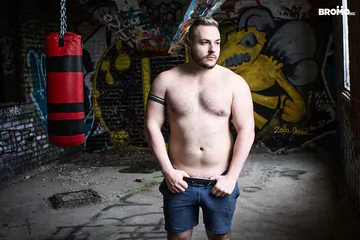 Blonde bear getting boned