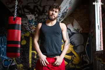 Blonde bear getting boned