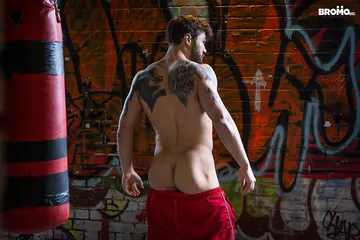 Blonde bear getting boned