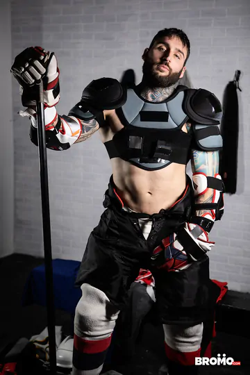 Men in sports gear having sex