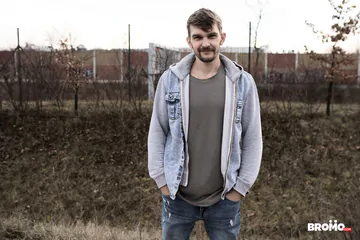 Kinky guys in the back of a van