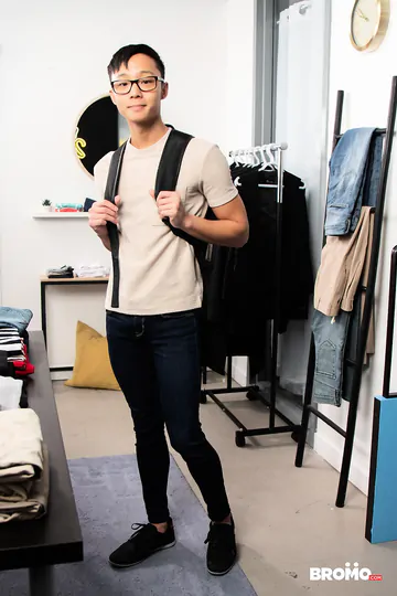 Asian boy getting black cock