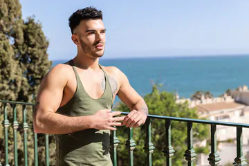 Sexy gay porn stars in action