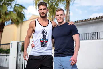 Sexy uncut guy getting fucked