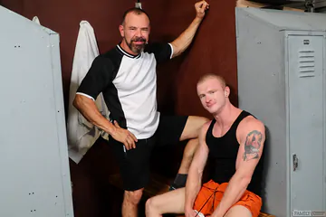 Old guy fucking a pale redhead