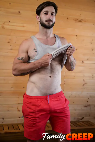 Twink getting fucked in the sauna