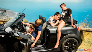 Gay boys having a foursome