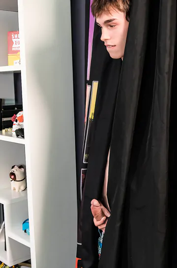 Skinny boy having sex