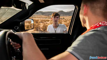 Boys fucking in a pickup truck