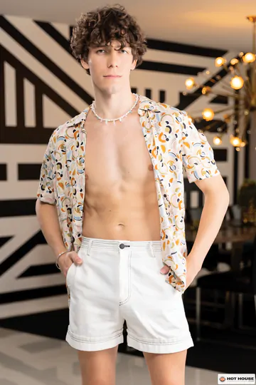 Curly haired jocks boning