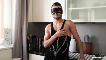 Hairy stud with a fat dick