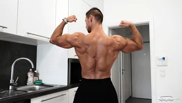 Hot guy with a muscular body