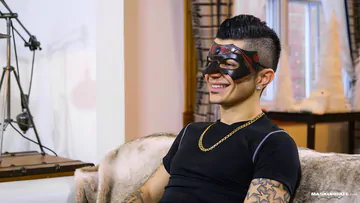 Latino guy with a cut cock