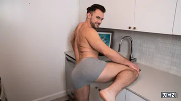 Jock fucking a hairy stud