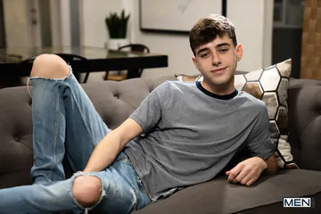 Joey Mills getting big cock fucked